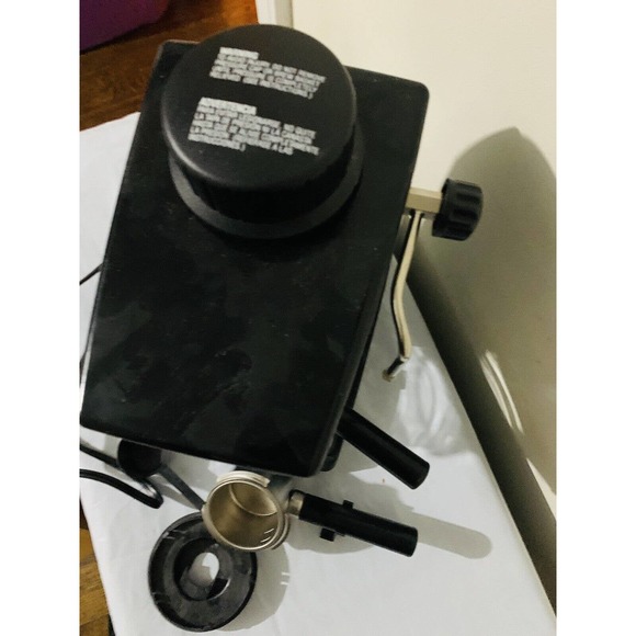 Mr. Coffee Espresso Cappuccino Maker Black Model ECM2 Makes 4 Cups Tested - Picture 3 of 6